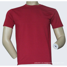 Tela de malla 100% poliéster humedad Wicking T-Shirt - 002